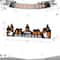 Glitzhome; Glitzhome® 2ft. Halloween Hinged Haunted House Table Décor; Category:Halloween Tabletop Decor; Image:9